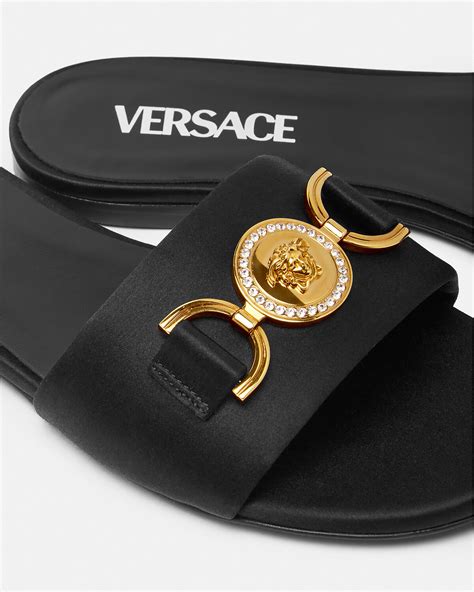 versace thong sandals mens|Versace la medusa flat sandals.